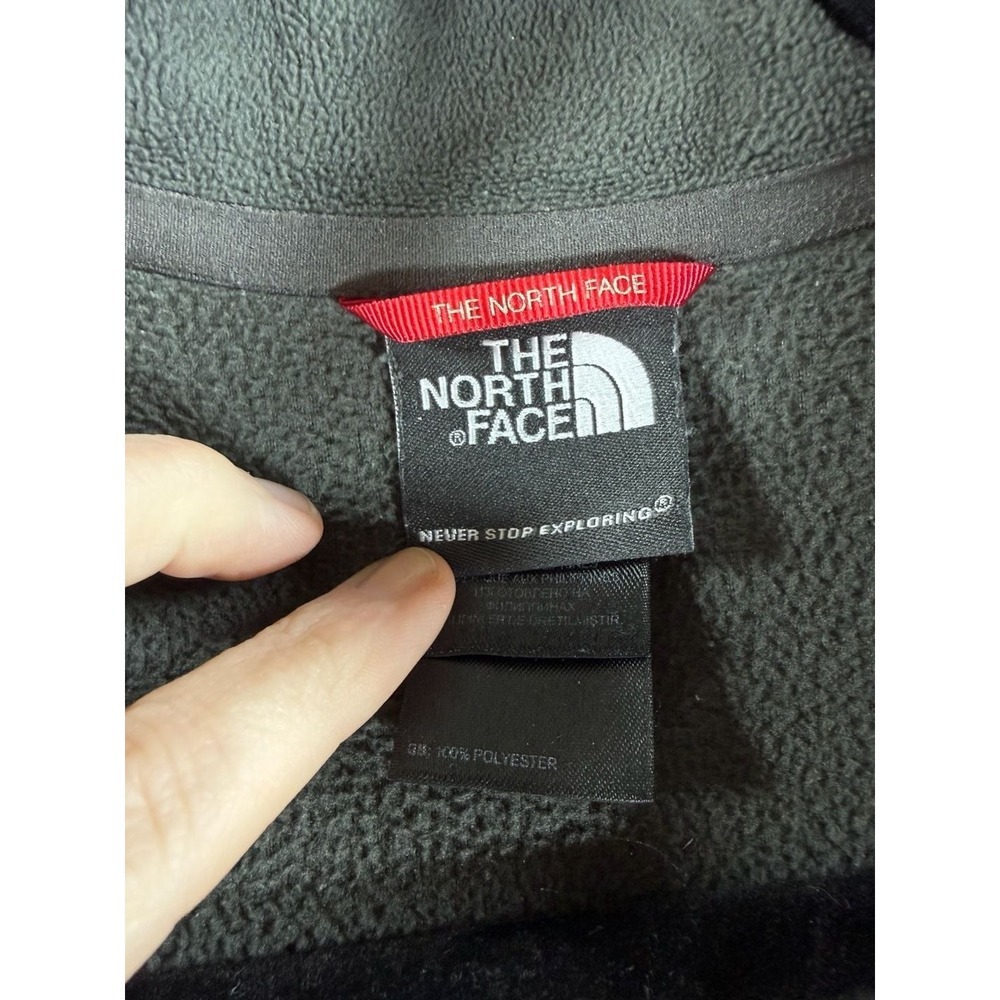 The North Face Jacket Men's Gray Fleece 1/4 Quarter Zip Pullover Sweatshirt Hiki - Picture 3 of 13